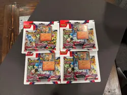 Pokemon TCG: Scarlet & Violet Set Of 3 Booster Packs. Lot Of 4. - Image 1