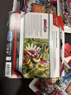 Pokemon TCG: Scarlet & Violet Set Of 3 Booster Packs. Lot Of 4. - Image 4