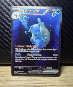 Pokemon Blastoise ex - Special Illustration Rare SV: Scarlet & Violet 151 200/16 - Image 1