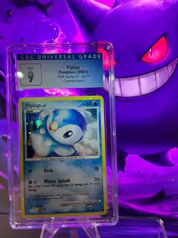 2007 Pokemon POP Series 6 Piplup Holo #16 CGC 9 - Image 1