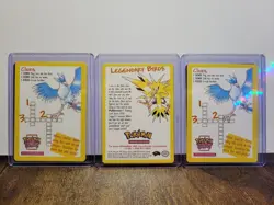 Pokemon TCG Set of 3 Legendary Bird Black Star Promos WOTC - Near Mint - Image 2