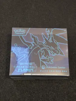 Pokemon TCG - Phantasmal Flames 🔥 Pokemon Center ETB Elite Trainer Box New - Image 1