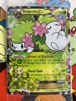 SEALED Pokemon Shaymin EX XY148 XY Generations Rare Holo Promo Black Star NM - Image 2
