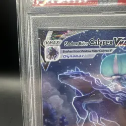 2021 Pokemon Sword & Shield Chilling Reign SR Calyrex VMAX #205 FA Secret PSA 10 - Image 2