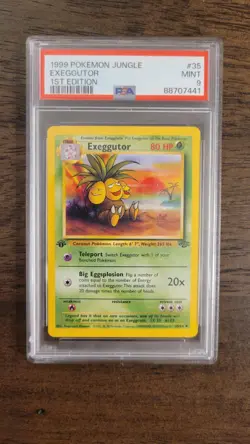 Pokemon Exeggutor 35/64 Jungle 1st Edition PSA 9 - Image 1