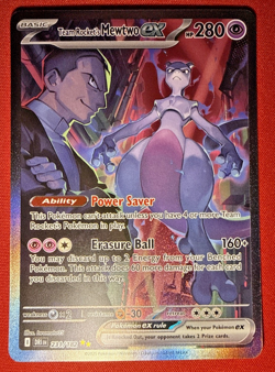 Pokemon TCG Team Rockets Mewtwo EX Special Illustration 231 - Image 2