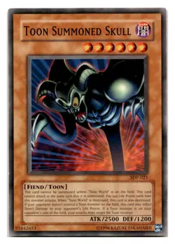 Toon Summoned Skull #SDP-021 Starter Deck: Pegasus tcg - Image 1