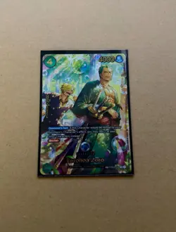 One Piece Card The Azure Sea's Seven English SP Roronoa Zoro PRB02-006 Card MINT - Image 1