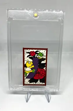 Koopa Troopa w/ Magnetic Case - Red Mario Hanafuda Nintendo Japanese Card - Image 1