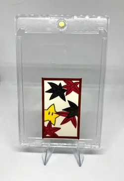 Star w/ Magnetic Case - Red Mario Hanafuda Nintendo Japanese Card - Image 1