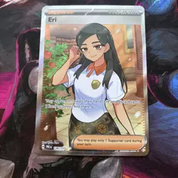 Pokemon TCG Prismatic Evolutions Eri Full Art Trainer Ultra Rare Card 136/131 - Image 5