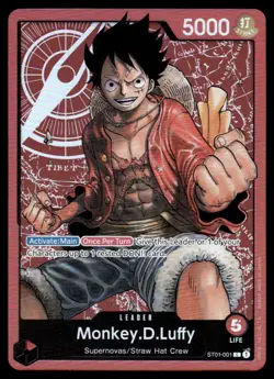 Revision Pack Cards #ST01-001 Monkey.D.Luffy - Image 1