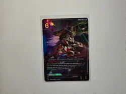 Unicorn Gundam Destroy Mode GD01-002 LR+ Alt Art NEWTYPE RISING CARD NM ENGLISH - Image 1