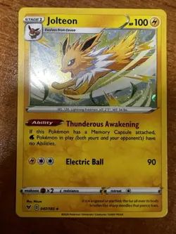 Pokemon TCG Jolteon Cosmos Holo Promo Miscellaneous Cards & Products 047/185 NM - Image 1