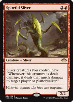 MTG - Spiteful Sliver - Modern Horizons - NM, English Magic FLAT RATE SHIP - Image 1
