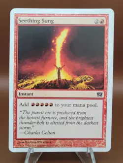 Seething Song x1 MTG 9th Edition Ninth Magic Light Play LP English - Image 1