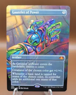 BORDERLESS Gauntlet of Power x1 MTG Dominaria United Magic Near Mint NM English - Image 1