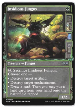 Insidious Fungus (Showcase) #321 Duskmourn: House of Horror NM - Image 1