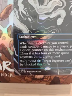 MTG Waterbender Ascension 0310 Foil (Borderless) Avatar TLA NM - Image 4