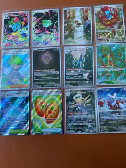 cartes Pokemon lot exceptionnel de 12 cartes AR RARES MEGA 1 NM FR - Image 1