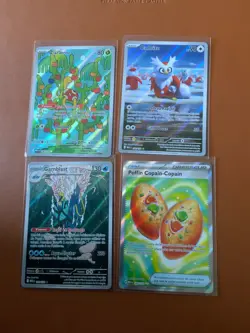 cartes Pokemon lot exceptionnel de 12 cartes AR RARES MEGA 1 NM FR - Image 3