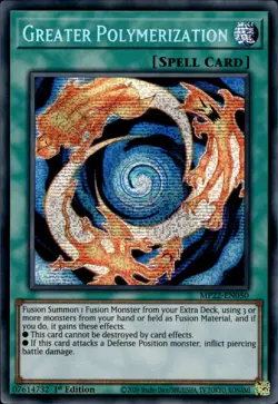 Greater Polymerization - Prismatic Secret Rare 1st Ed. MP22-EN050 - LP - YuGiOh - Image 1