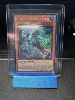 Yugioh! LP Elemental HERO Liquid Soldier - LDS3-EN103 - Secret Rare - Limited Ed - Image 1