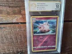 Pokemon Cards promo sr ar clefable v gx vmax secret 40/68 ex graded art card b41 - Image 1