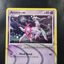 Pokemon TCG Arceus Holo Rare Card AR7/9 - Image 4