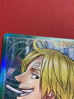 DENT One Piece Card Game TCG Sanji OP02-026 Alt Art Leader Paramount War - Image 4
