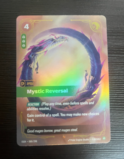 Riftbound Mystic Reversal Spell Card Foil 080/298 League Of Legends - Image 1