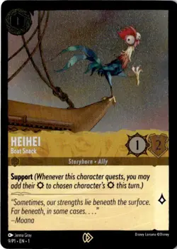 Heihei - Boat Snack Promo Disney Lorcana Promo Cards 9 NM - Image 1