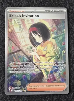 Pokemon TCG Scarlet & Violet 151 Erika's Invitation SIR Holo Card 203/165 - Image 1