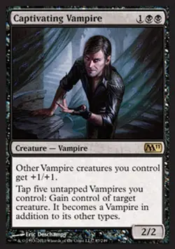 ~ Captivating Vampire ~ NM Foil ~ Magic 2011 Core Set ~ MTG ~ - Image 1