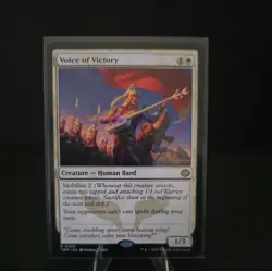 Magic The Gathering Voice of Victory (033) Tarkir: Dragonstorm Regular - Image 1