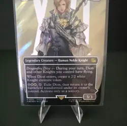 Dion, Bahamut's Dominant (Borderless) (Surge Foil) Final Fantasy Foil - Image 3