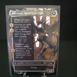 Dion, Bahamut's Dominant (Borderless) (Surge Foil) Final Fantasy Foil - Image 4