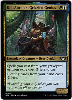MTG Outlaws of Thunder Junction Doc Aurlock, Grizzled Genius (Uncommon) - Image 1