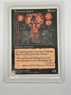 Magic: Sorceress Queen MTG Core Set 4th Edition Regular 1997 - Image 1