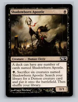 Shadowborn Apostle - Magic 2014 (M14) #114/249 MTG Magic The Gathering - LP - Image 1