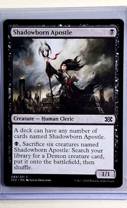 2022 MTG Magic the Gathering 2x2 Double Masters #89 Shadowborn Apostle - Image 1