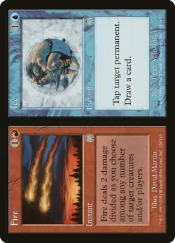Apocalypse Fire / Ice MTG Magic the Gathering NM - Image 1