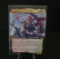 MTG Lightning, Army of One (Extended Art) Final Fantasy Regular - Image 1