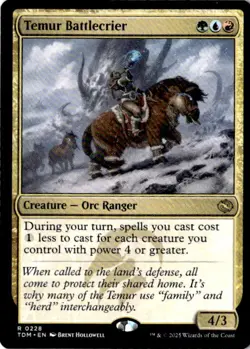 Temur Battlecrier R Tarkir: Dragonstorm 228 NM - Image 1