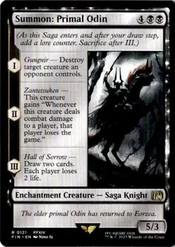Summon: Primal Odin R FINAL FANTASY 121 NM - Image 1