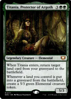 Titania, Protector of Argoth M Commander: Edge of Eternities 111 NM - Image 1
