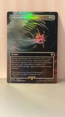 Judgment of Alexander (Borderless) Commander: Final Fantasy Foil - Image 1