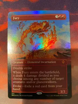 MTG Modern Horizons 2 Fury Borderless Foil - Image 1