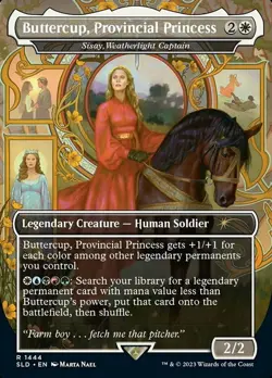1x Buttercup, Provincial Princess - Foil Light Play MTG Magic - Kid Icarus - - Image 1