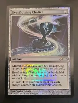 Everflowing Chalice Friday Night Magic Promo MTG Foil Lightly Played - Image 1